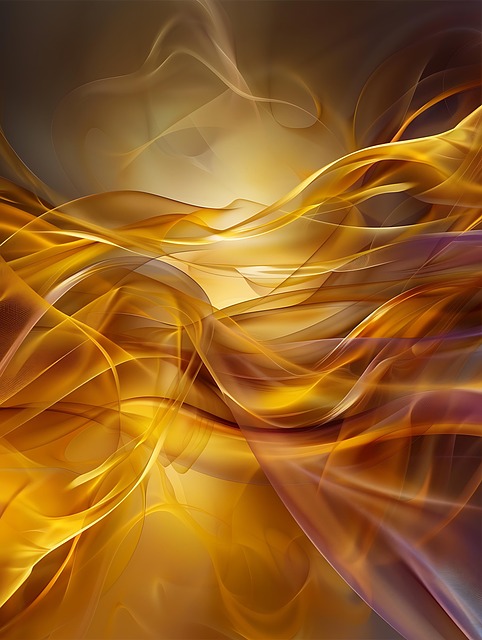 Free ai generated waves pattern illustration