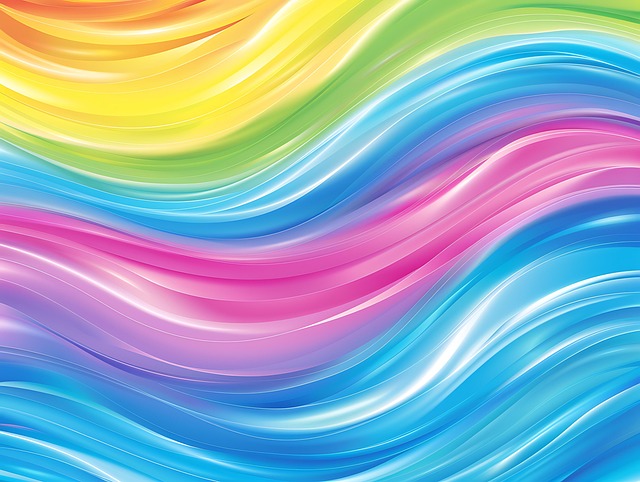 Free ai generated waves pattern illustration