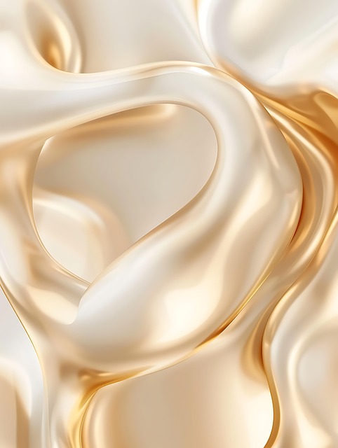 Seide, Satin, Stoff, Gold, Textur