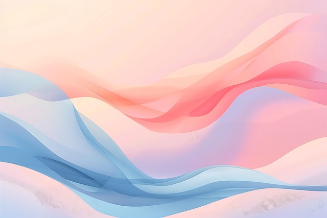 Free wave blue design illustration