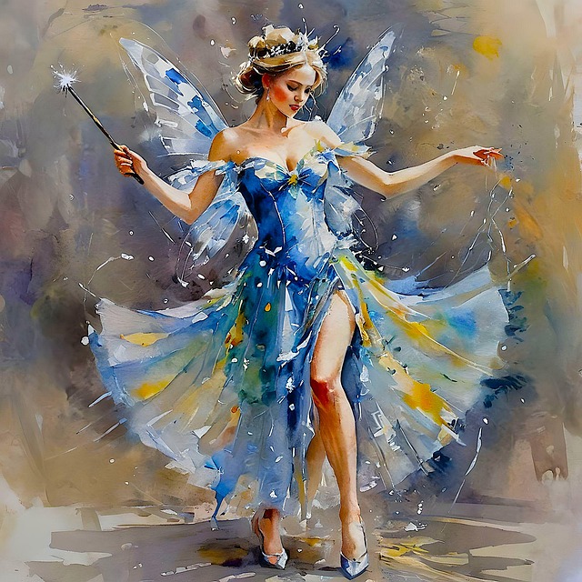 Free ai generated fairy girl illustration