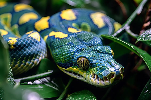 Download free HD stock image of Ai Generated Snake Free ai generated snake reptile illustration
