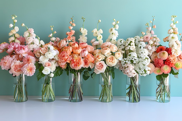 Blume, Strauß, Vase, Blumen, Rose, Rosa