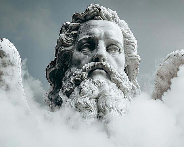 Free ai generated marble zeus illustration