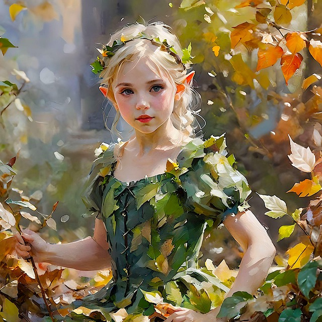 Free ai generated fairy princess illustration