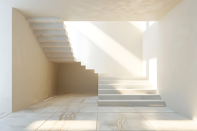 Free ai generated staircase stairs illustration