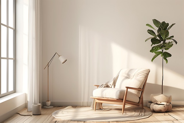 Free ai generated sofa chair illustration