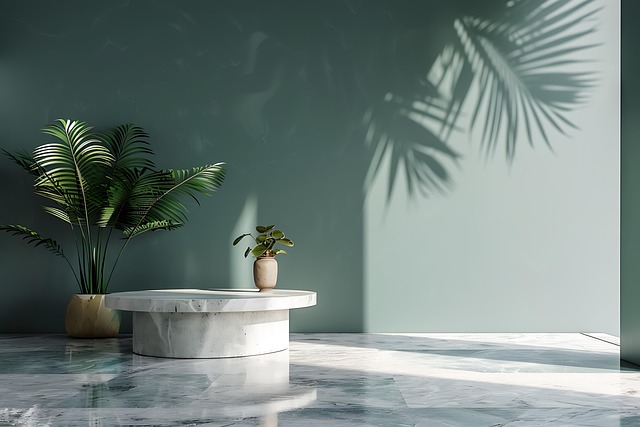 Free ai generated palm plants illustration
