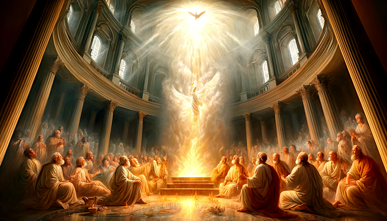 Spiritral Output Download Spiritual Outpouring, Fiery Sermon, Pentecost Miracle. Royalty ...
