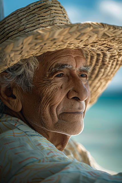 Free ai generated man elderly illustration