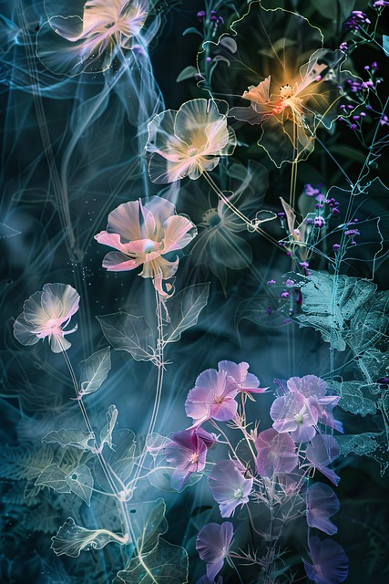 Free ai generated plants foliage illustration