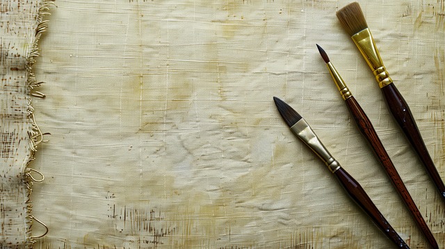 Free background paint brush cloth illustration