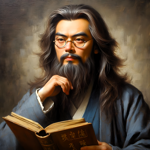 Free ai generated man poet illustration
