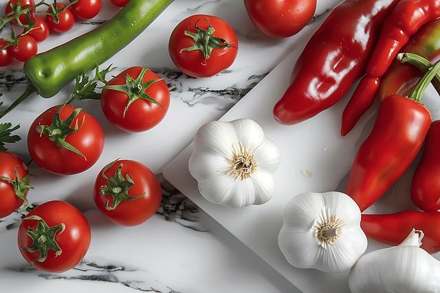 Free ai generated vegetables peppers illustration