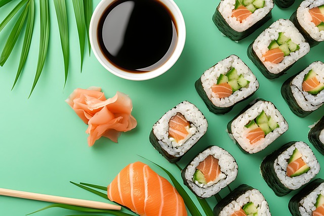 Mad, Sushi, Fisk, Ris, Japansk, Måltid