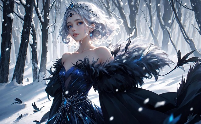 Free ai generated woman queen illustration