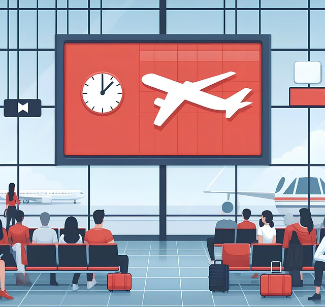 Download free HD stock image of Ai Generated Airport Free ai generated airport flight illustration