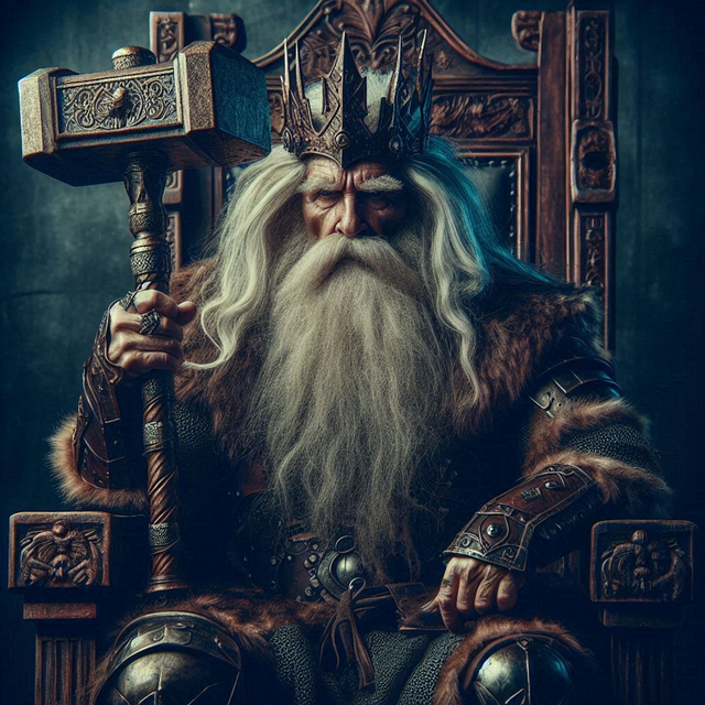 Download free HD stock image of Ai Generated Dwarf Free ai generated dwarf king illustration