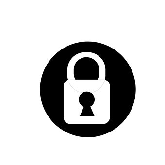 Free Lock Icon ai generated image and illustration