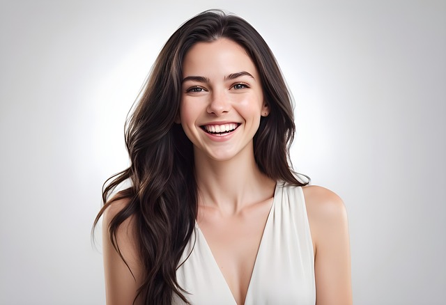 Free young woman portrait illustration