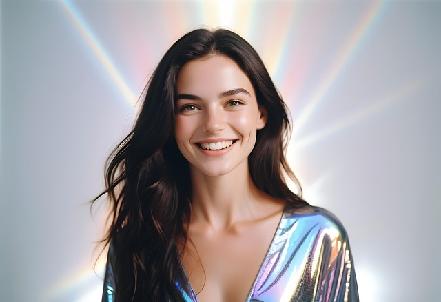 Free young woman portrait illustration