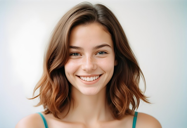 Free young woman portrait illustration