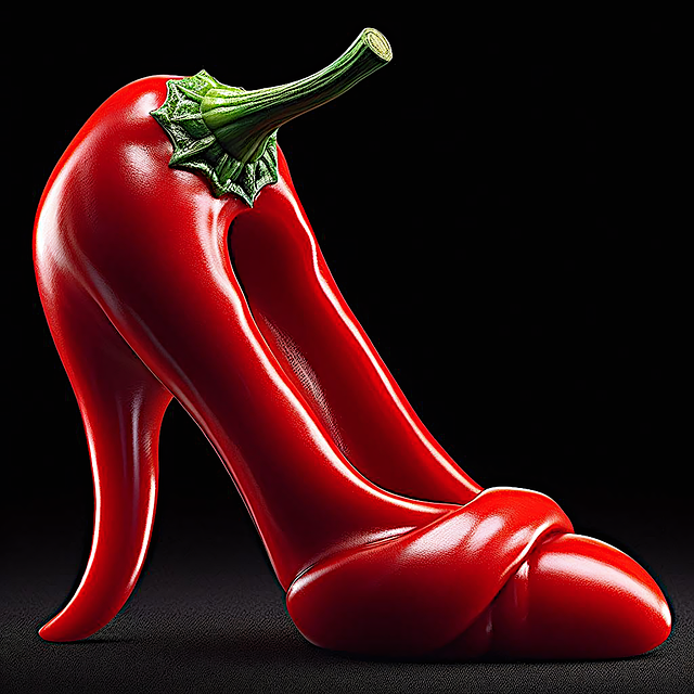 Ai Generiert, Schuh, Scharfe Paprika