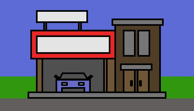 Free garage mechanic workshop illustration
