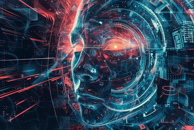 Technologie, Futuristisch, Männer