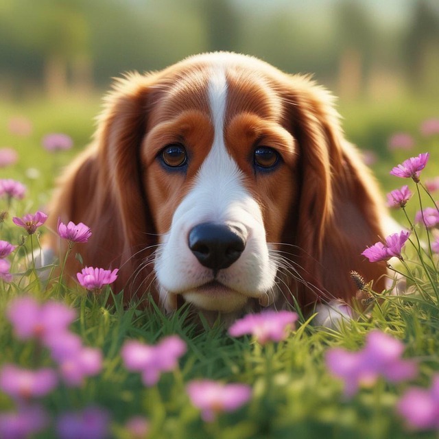 Free ai generated dog animal illustration