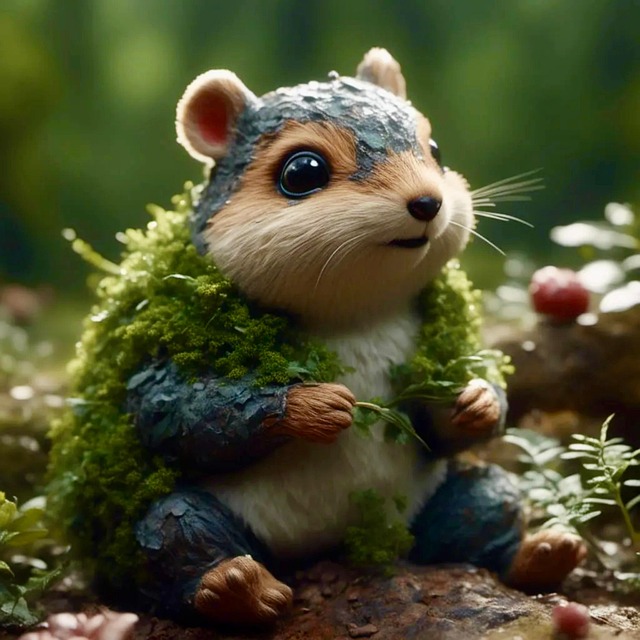 Free forest fat little illustration