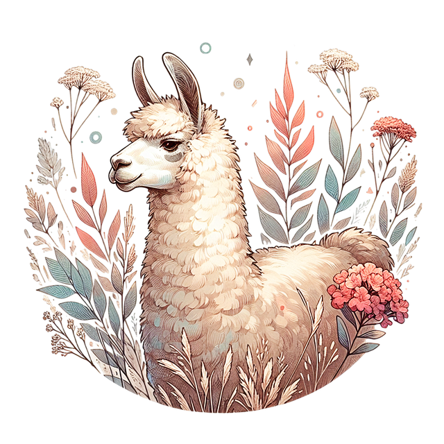 Download free HD stock image of Llama Alpaca Free llama alpaca mammal illustration