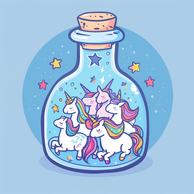 Fles, Eenhoorns, Magisch, Eenhoorn