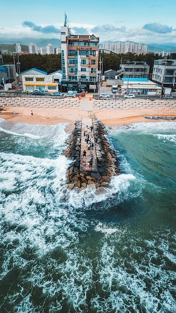 Free Beach Korea photo and picture