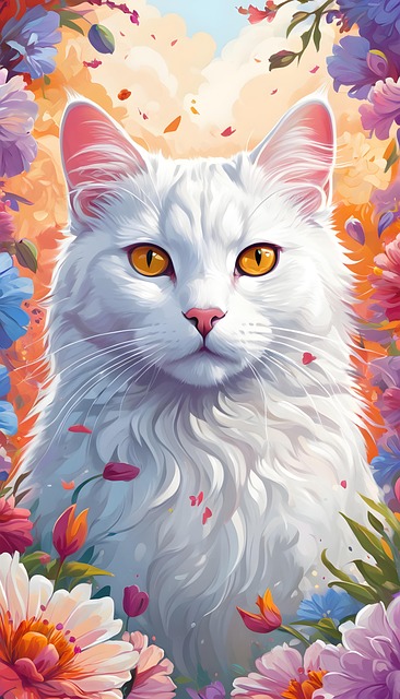 Sød, Kat, Feline, Kitty, Killing, Dyr