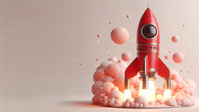 Free ai generated rocket takeoff illustration