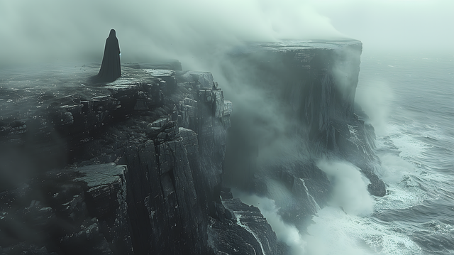 Figur, Ensom, Natur, Ensomhed, Walk, Fog