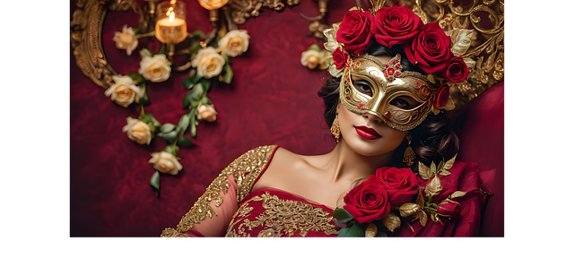 Ai Generiert, Frau, Maske, Maskerade