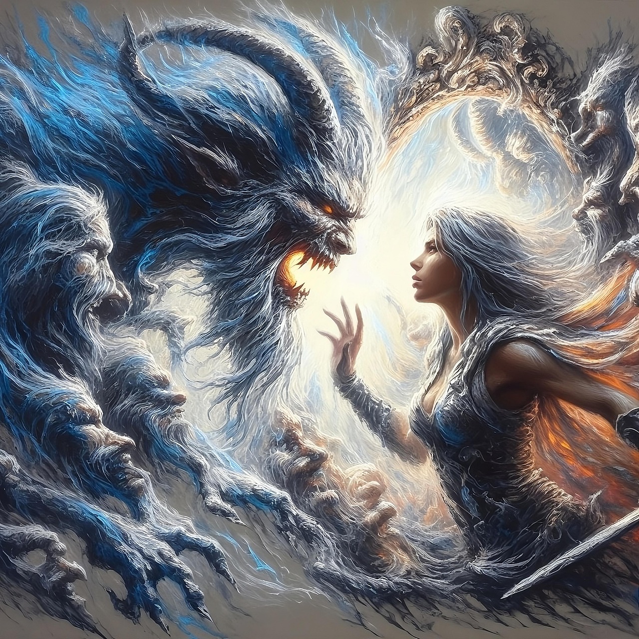 幻想 女战士 怪物 - Pixabay上的免费图片 - Pixabay