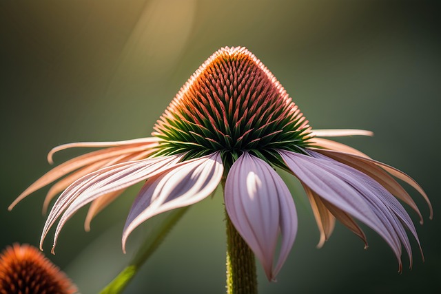 Free ai generated coneflower flower illustration