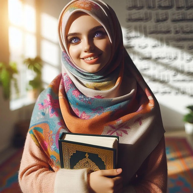 Free ai generated woman muslim illustration