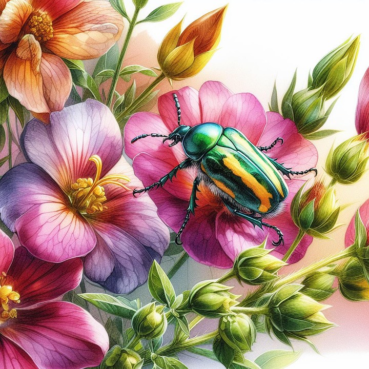 Download Insect, Spring, Flowers. Royalty-Free Stock Illustration Image ...