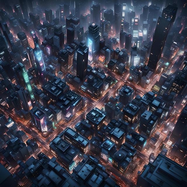 Free cyberpunk tokyo japan illustration