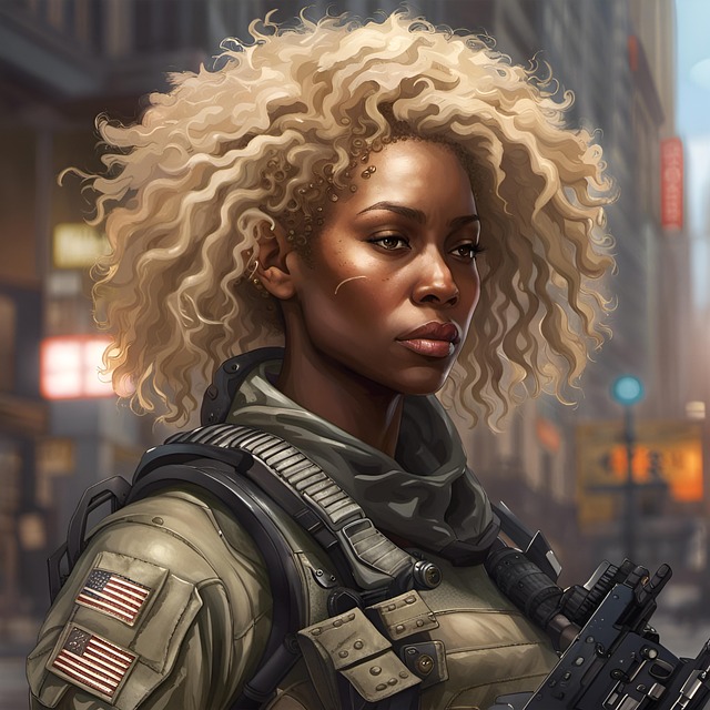 Free major usa gail richards agent illustration