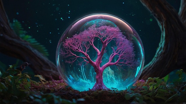 Free fantasy mysticism composing illustration