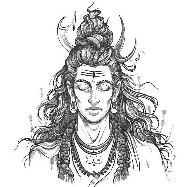 Download free HD stock image of Ai Generated Shiva Free ai generated shiva deity illustration