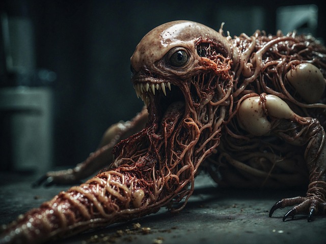 Download free HD stock image of Ai Generated Alien Free ai generated alien organism illustration