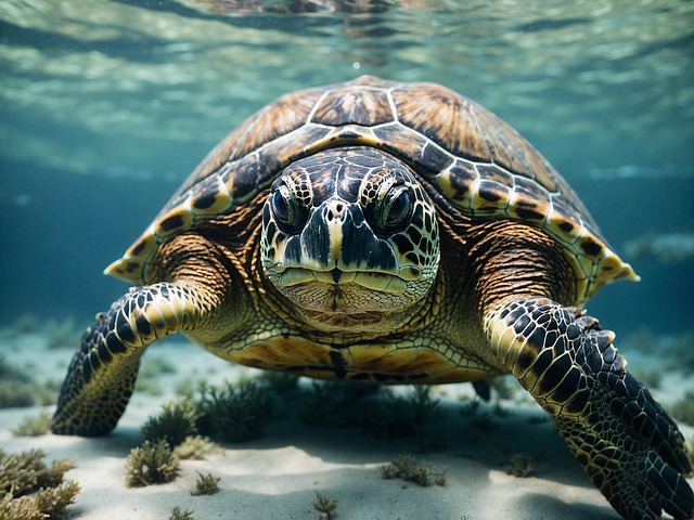 Free ai generated turtle animal illustration