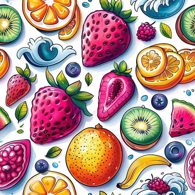 Free summer fruits fruit summer illustration