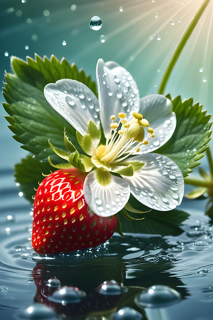 Free fruit strawberry organic illustration